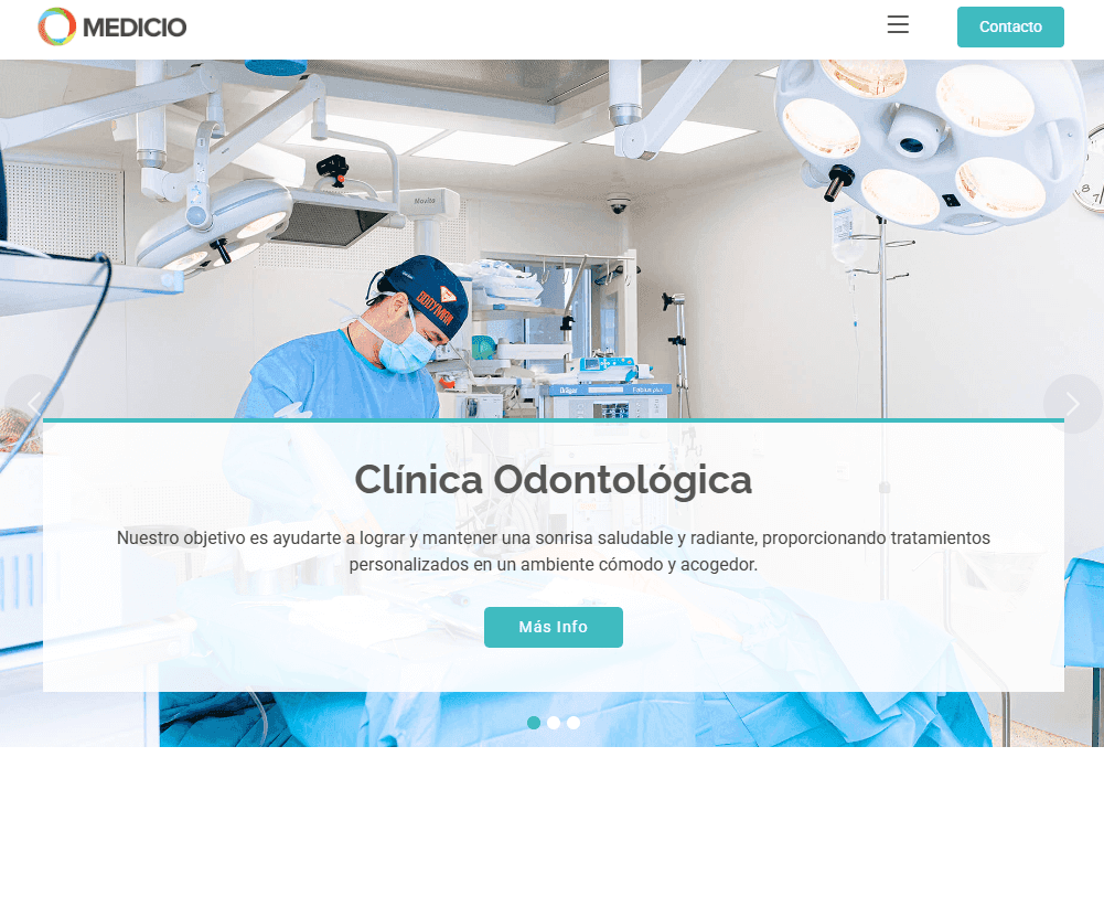 Página web para odontólogo y clínica dental - diseño para dentistas